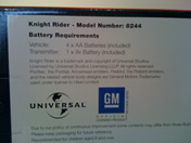 Licensa Universal e GM del modellino di kitt radiocomandato