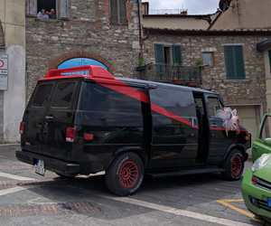 Noleggio A-Team Van del telefilm A-Team realizzato su base GMC Vandura del 1982 Noleggio A-Team Van del telefilm A-Team realizzato su base GMC Vandura del 1982